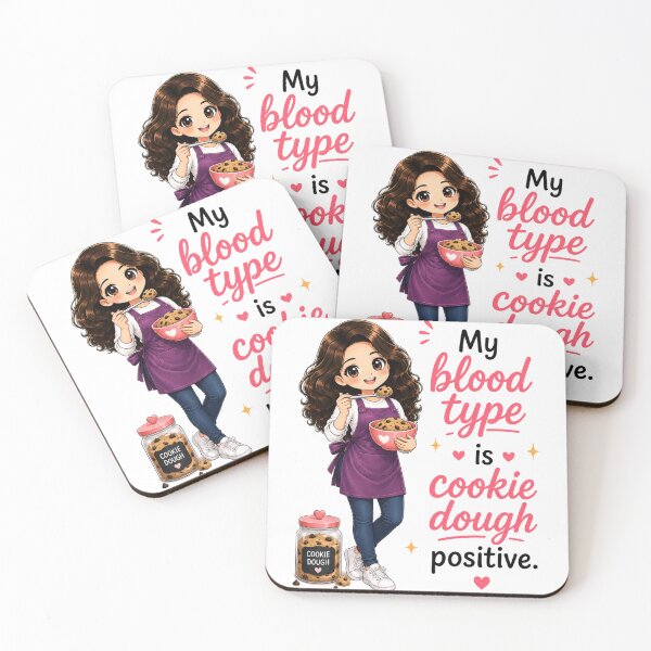 Item preview, My Blood Type is Cookie Dough Positive designed and sold by thecookiegallery.