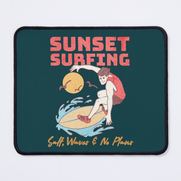 Item preview, Sunset Surfing Waves Beach Summer designed and sold by NosandEdgy.