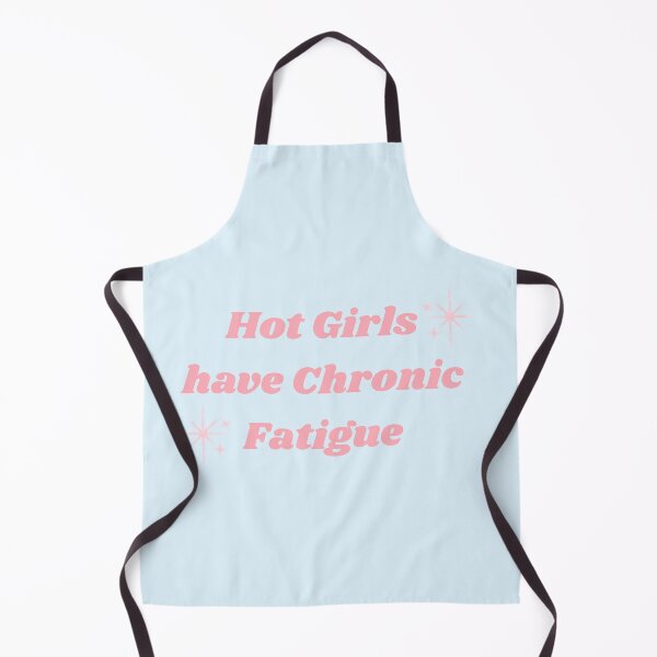 Item preview, Hot Girls Have Chronic Fatigue Funny Sticker | Cute Pink Chronic Illness Humor | Spoonie Aesthetic T-Shirt Design designed and sold by Eart98.