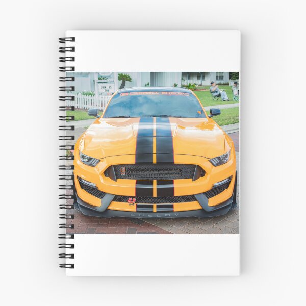 Item preview,  2020 Ford Shelby Mustang GT350 Twister Orange Muscle Car 3/4 Profile Art designed and sold by RichFrancoCars.