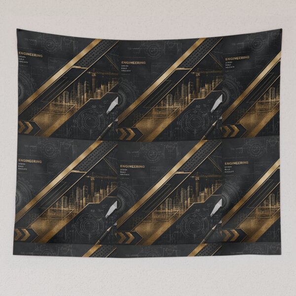 Item preview, Luxury Engineering Blueprint Background designed and sold by NaphDesigns.