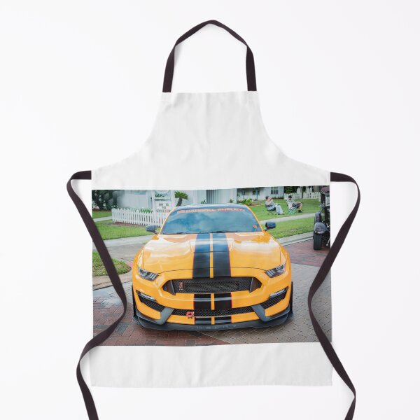 Item preview, 2020 Ford Shelby Mustang GT350 Twister Orange Muscle Car 3/4 Profile Art designed and sold by RichFrancoCars.