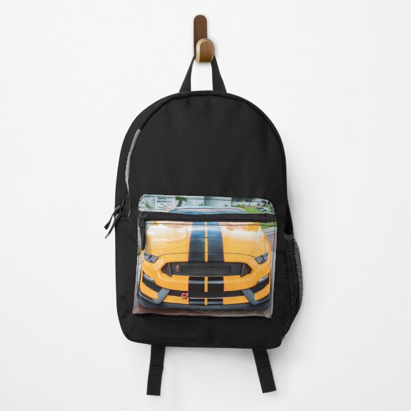 Item preview, 2020 Ford Shelby Mustang GT350 Twister Orange Muscle Car 3/4 Profile Art designed and sold by RichFrancoCars.