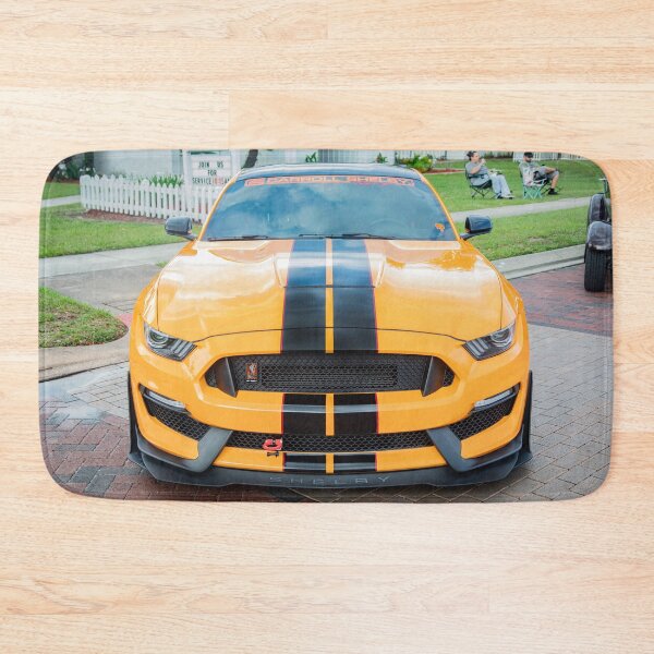 Item preview,  2020 Ford Shelby Mustang GT350 Twister Orange Muscle Car 3/4 Profile Art designed and sold by RichFrancoCars.