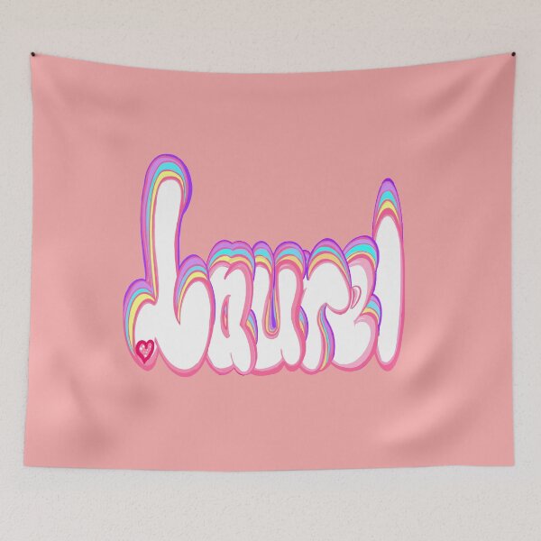 Item preview, Laurel Name Coolest Personalized Custom Gifts for girls and women in pastel colors designed and sold by Artonmytee.