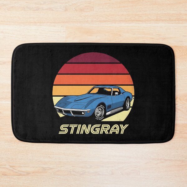 Item preview, C3 Stingray Retro Sunset Blue Classic Muscle Car designed and sold by Off-Road-Zone.