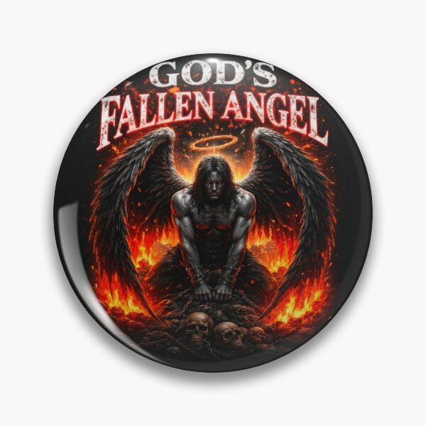 Item preview, God’s Fallen Angel – Dark Gothic Angel Streetwear Design designed and sold by INVIKETOS.