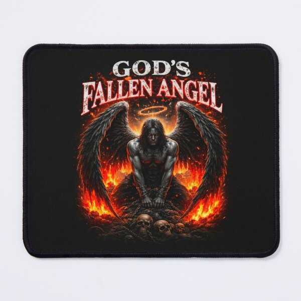 Item preview, God’s Fallen Angel – Dark Gothic Angel Streetwear Design designed and sold by INVIKETOS.