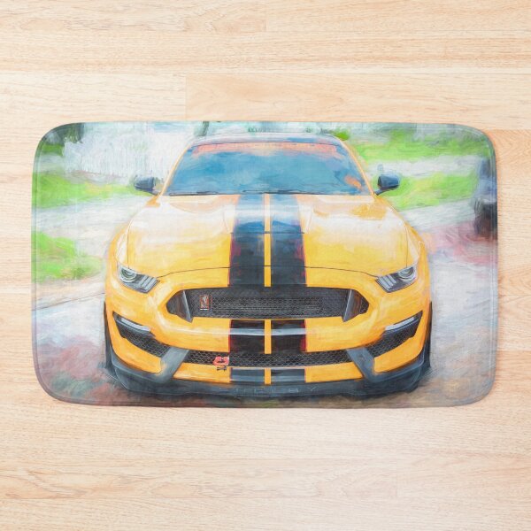 Item preview,  2020 Ford Shelby Mustang GT350 Twister Orange Muscle Car 3/4 Profile Art designed and sold by RichFrancoCars.
