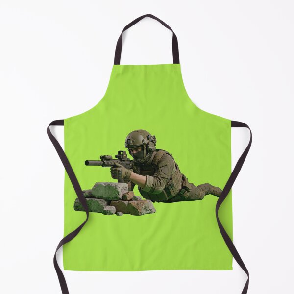Item preview, Tactical Soldier with Silenced Rifle Vector designed and sold by Utopian-Magic.