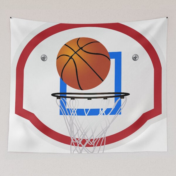 Item preview, Minimalist Basketball Hoop and Ball Graphic designed and sold by dcohea.