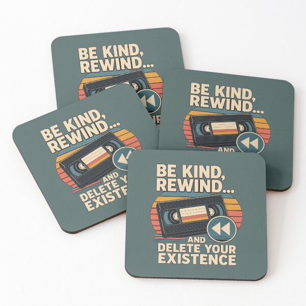 Item preview, Retro VHS Rewind Humor Shirt designed and sold by Passionread.