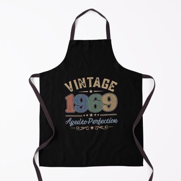 Item preview, Vintage 1969 Aged to Perfection Retro Birthday Design | Born in 1969 | Embroidered Denim Style designed and sold by Silaris Designs.