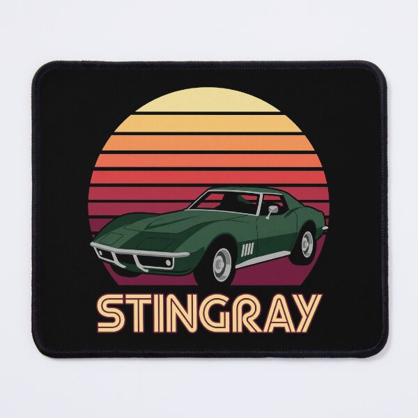 Item preview, C3 Stingray Retro Sunset Green Classic Muscle Car designed and sold by Off-Road-Zone.