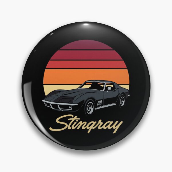 Item preview, C3 Stingray Retro Sunset Black Classic Muscle Car designed and sold by Off-Road-Zone.