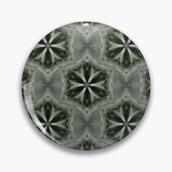 Item preview, Boho Hexagon Mandala Pattern in Green and Black designed and sold by Artistestella.