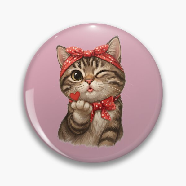 Item preview, Cat - Finger Heart designed and sold by CristianoArt.