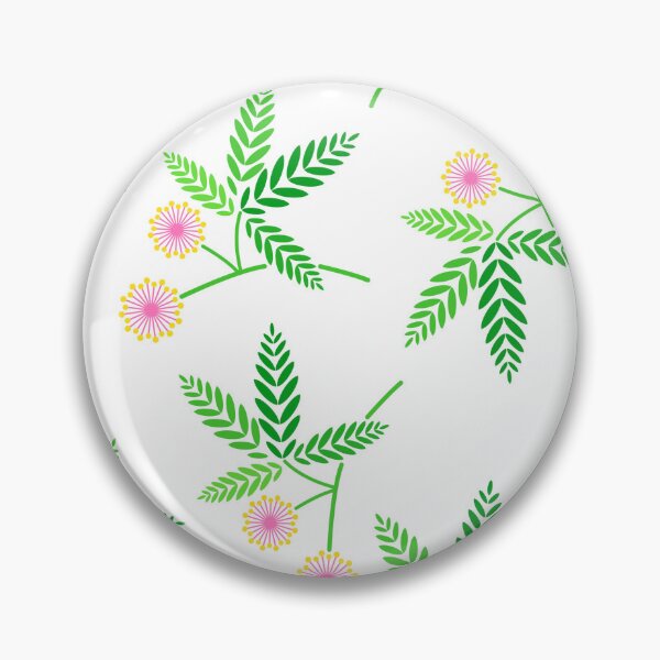Item preview, January 26th Birth Flower Mimosa pudica Pattern designed and sold by birthflower.
