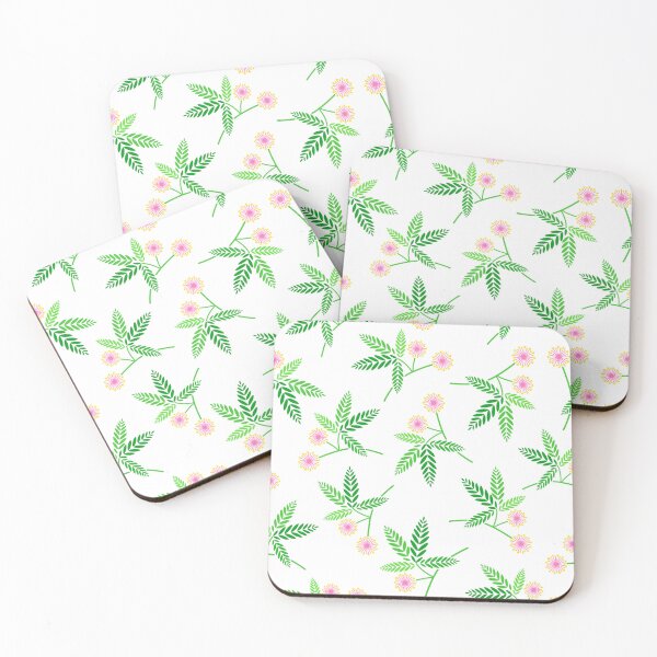 Item preview, January 26th Birth Flower Mimosa pudica Pattern designed and sold by birthflower.