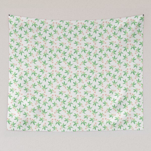 Item preview, January 26th Birth Flower Mimosa pudica Pattern designed and sold by birthflower.