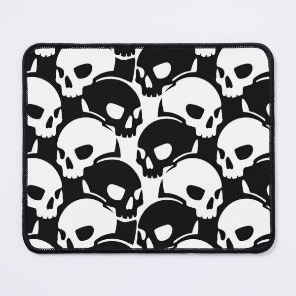 Item preview, Jawless Skull Tessellation Optical Gothic Pattern designed and sold by Skulls & Calaveras.