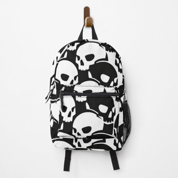 Item preview, Jawless Skull Tessellation Optical Gothic Pattern designed and sold by Skulls & Calaveras.