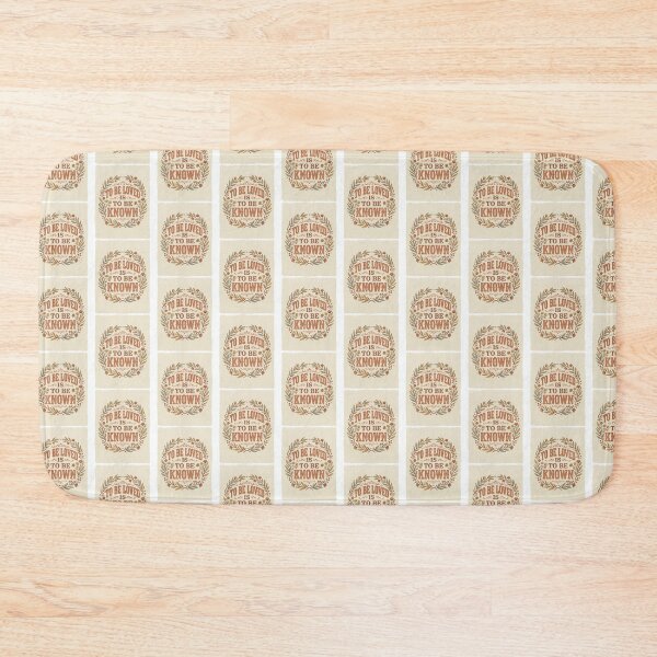 Item preview, To Be Loved Is To Be Known Retro Vintage Love Quote 3 designed and sold by ChinkyCat Official.