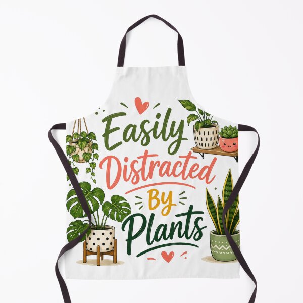 Item preview, Easily Distracted By Plants Sticker designed and sold by CozypagesStudio.