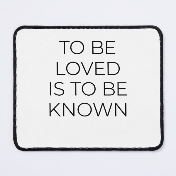 Item preview, To Be Loved Is To Be Known Retro Vintage Love Quote 5 designed and sold by ChinkyCat Official.