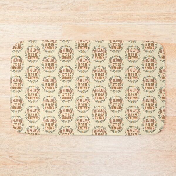 Item preview, To Be Loved Is To Be Known Retro Vintage Love Quote 7 designed and sold by ChinkyCat Official.