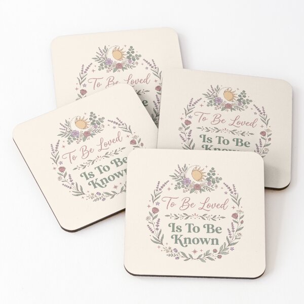 Item preview, To Be Loved Is To Be Known Retro Vintage Love Quote 9 designed and sold by ChinkyCat Official.