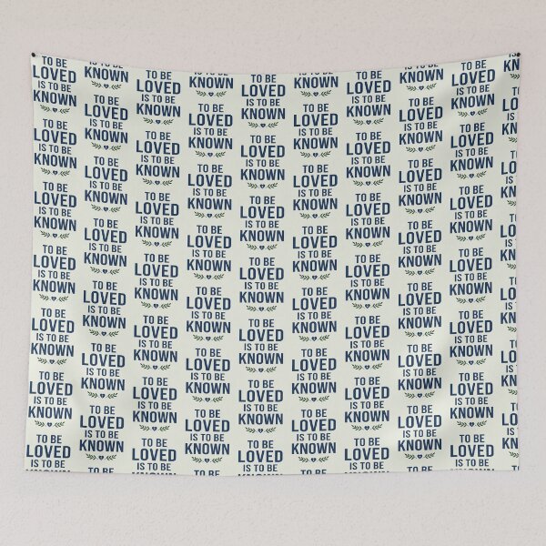 Item preview, To Be Loved Is To Be Known Retro Vintage Love Quote 10 designed and sold by ChinkyCat Official.