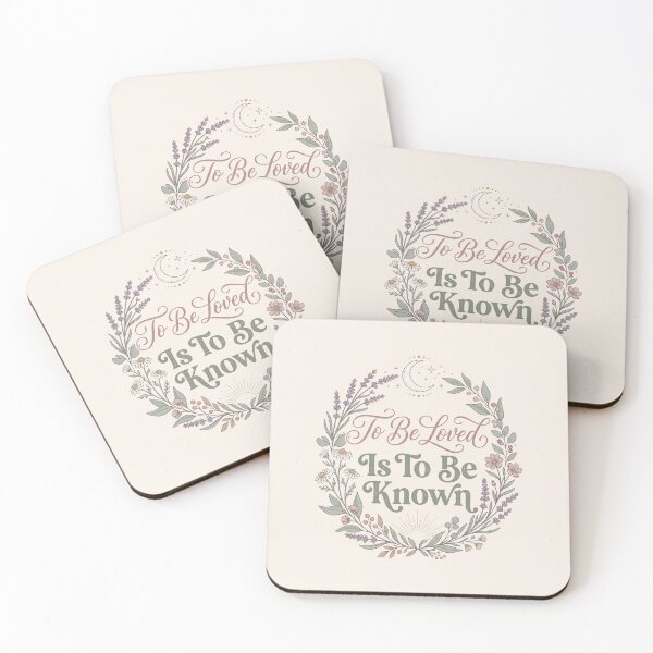 Item preview, To Be Loved Is To Be Known Retro Vintage Love Quote 11 designed and sold by ChinkyCat Official.