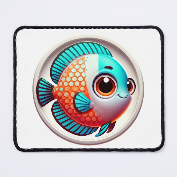 Item preview, Adorable Discus Fish designed and sold by Sillytoe.