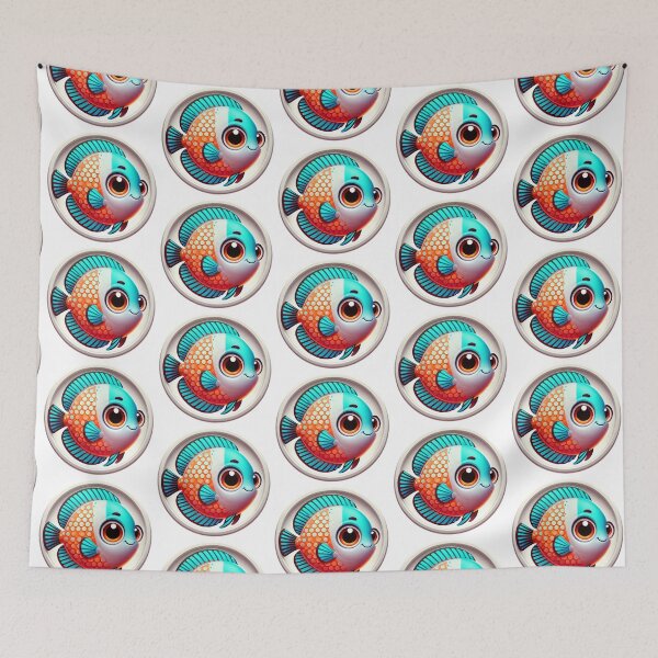 Item preview, Adorable Discus Fish designed and sold by Sillytoe.