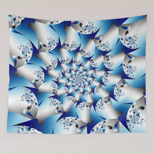 Item preview, The Sapphire Pinwheel Vortex designed and sold by bloorose.