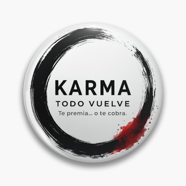 Item preview, Karma: What Goes Around Comes Around | It Rewards You or It Charges You | Philosophical Minimalist Design designed and sold by Coloralmy.