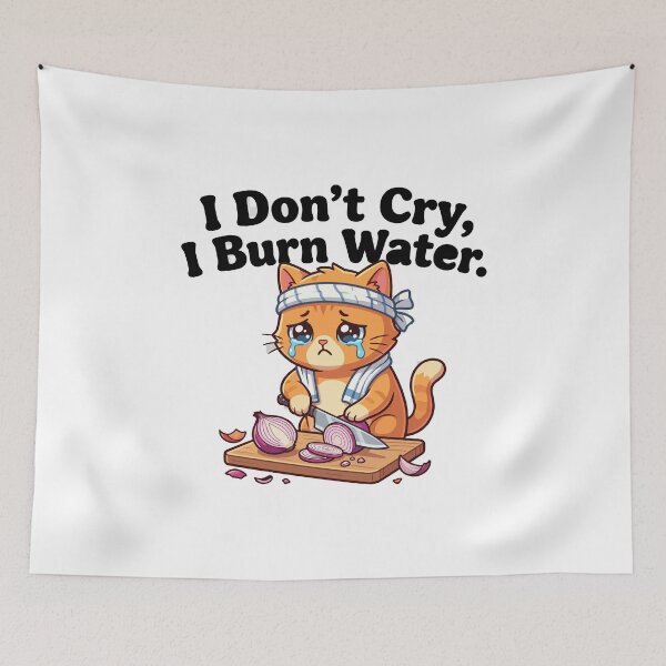 Item preview, cat crying designed and sold by Uglyandcute.