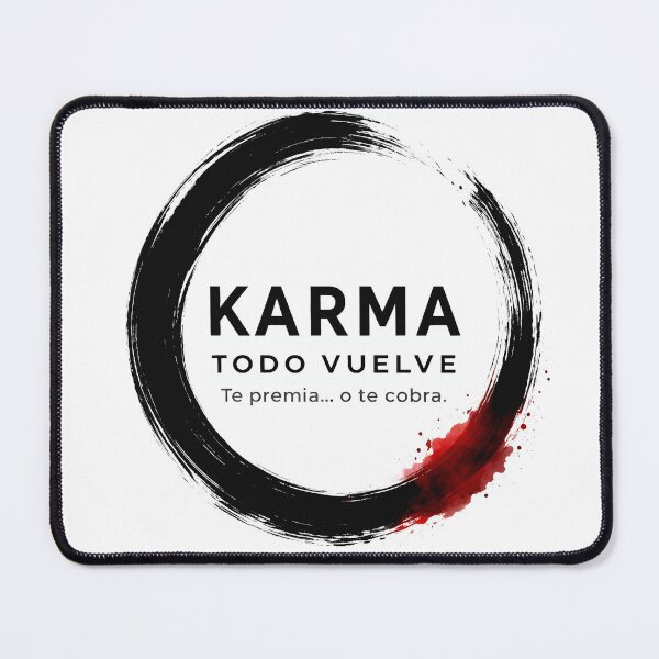 Item preview, Karma: What Goes Around Comes Around | It Rewards You or It Charges You | Philosophical Minimalist Design designed and sold by Coloralmy.