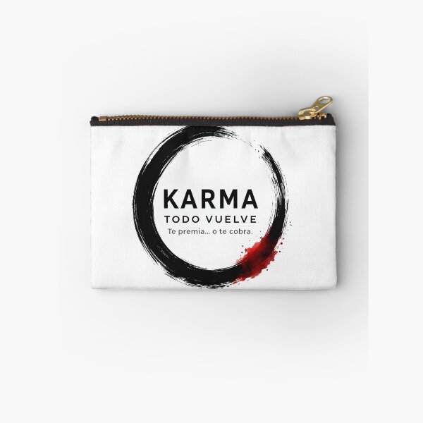 Item preview, Karma: What Goes Around Comes Around | It Rewards You or It Charges You | Philosophical Minimalist Design designed and sold by Coloralmy.