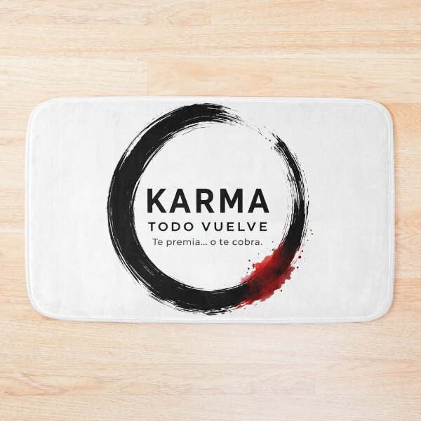 Item preview, Karma: What Goes Around Comes Around | It Rewards You or It Charges You | Philosophical Minimalist Design designed and sold by Coloralmy.