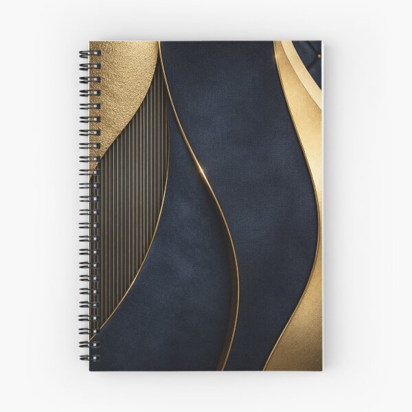 Item preview, Royal Navy Blue and Gold Luxury Pattern designed and sold by NaphDesigns.