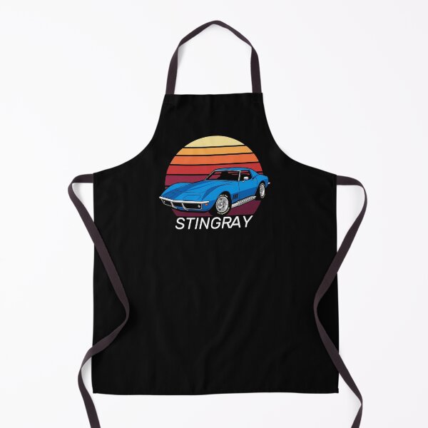 Item preview, C3 Stingray Retro Sunset Light Blue Classic Muscle Car designed and sold by Off-Road-Zone.