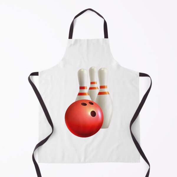 Item preview, Minimalist Bowling Ball and Pins Graphic designed and sold by dcohea.