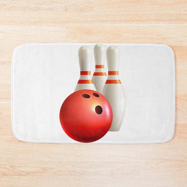 Item preview,  Minimalist Bowling Ball and Pins Graphic designed and sold by dcohea.