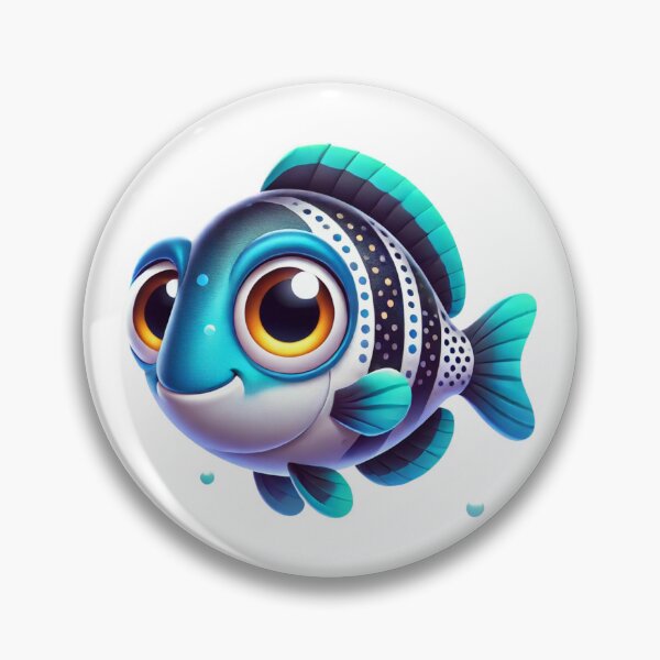 Item preview, Adorable Freshwater Drum Fish designed and sold by Sillytoe.