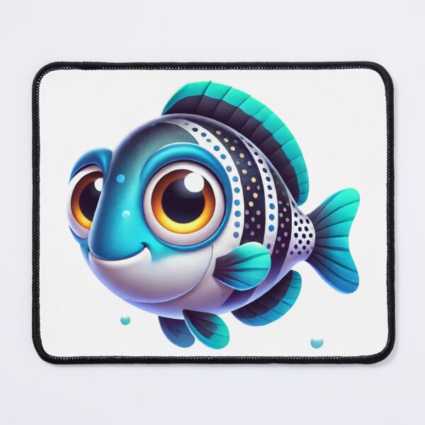Item preview, Adorable Freshwater Drum Fish designed and sold by Sillytoe.