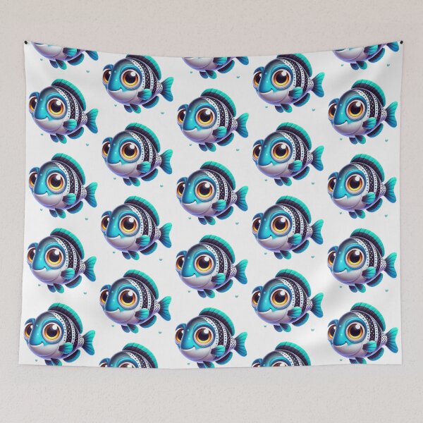 Item preview, Adorable Freshwater Drum Fish designed and sold by Sillytoe.
