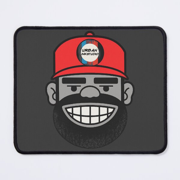 Item preview, Urban Bearded Character - Red Cap Edition (Urban Ink Studio) designed and sold by Urban-InkStudio.