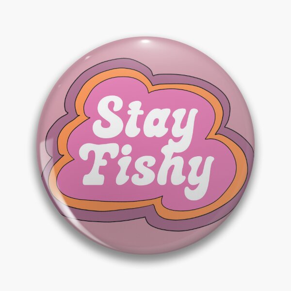 Item preview, Stay Fishy (Purple on Purple) designed and sold by yellowflowerhut.